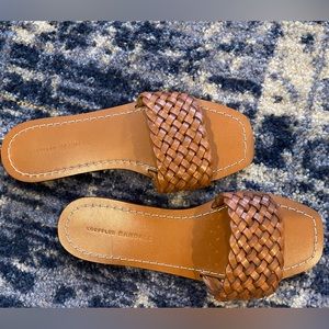 Loeffler Randall Joey Woven Slide Sandals